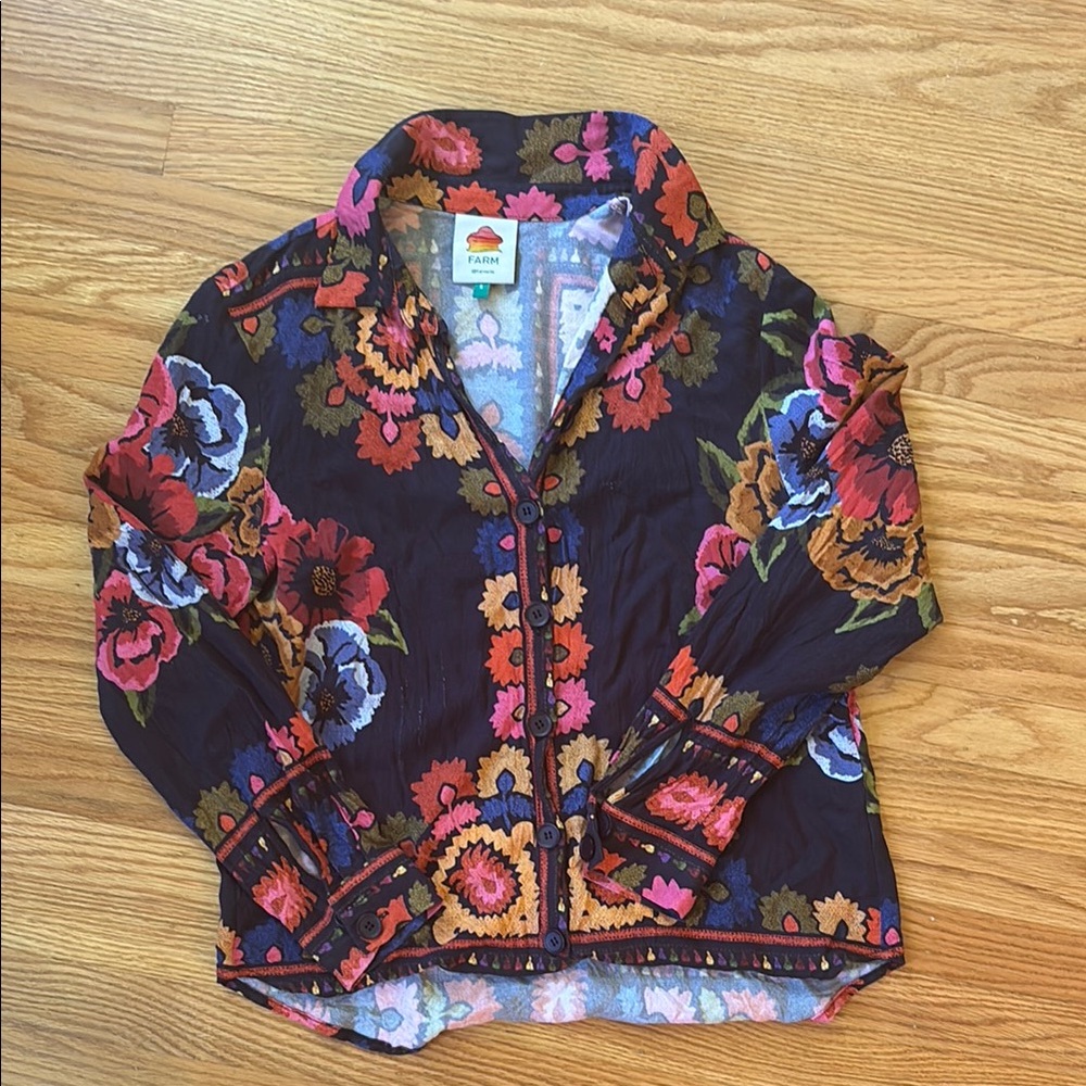 FARM Rio Floral Button Down